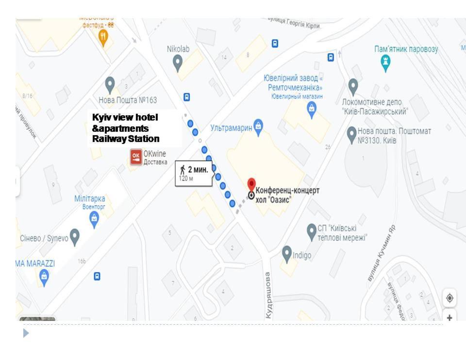 View Smart Apartment Kvartet Railway Station 4D Kiev Bagian luar foto